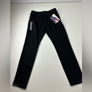 Royalty women’s size 8 skinny jeans, black color,‎ stretch waistband (new)